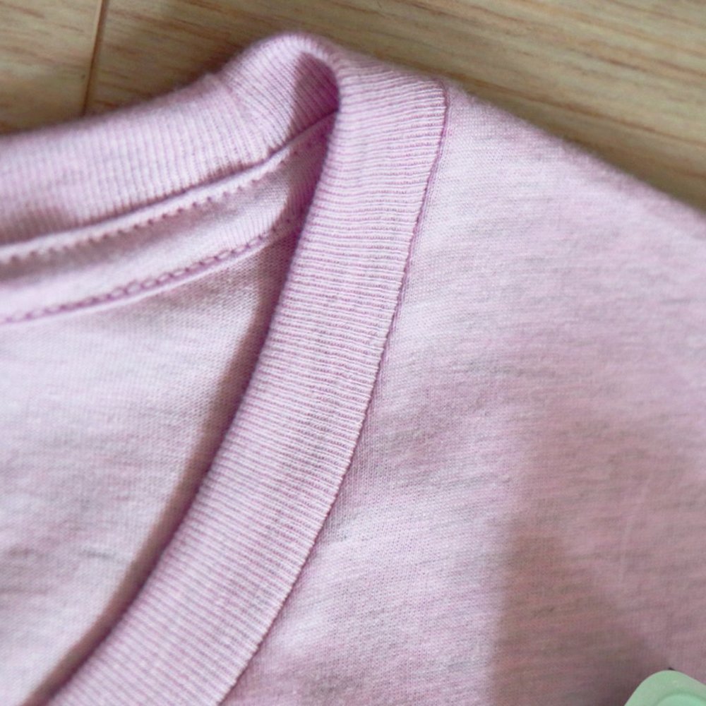 Lilac Pastel Dream On Graphic Cotton Tee T Shirt - Picture 7 of 8